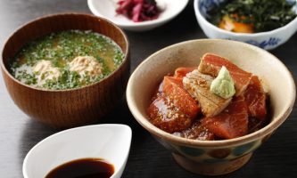 早瀬_マグロ漬け丼定食