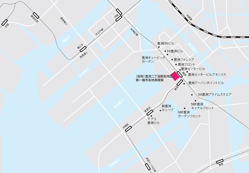 豊洲地図のコピー