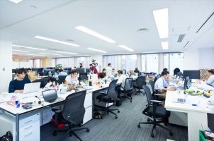 同社の執務エリア
